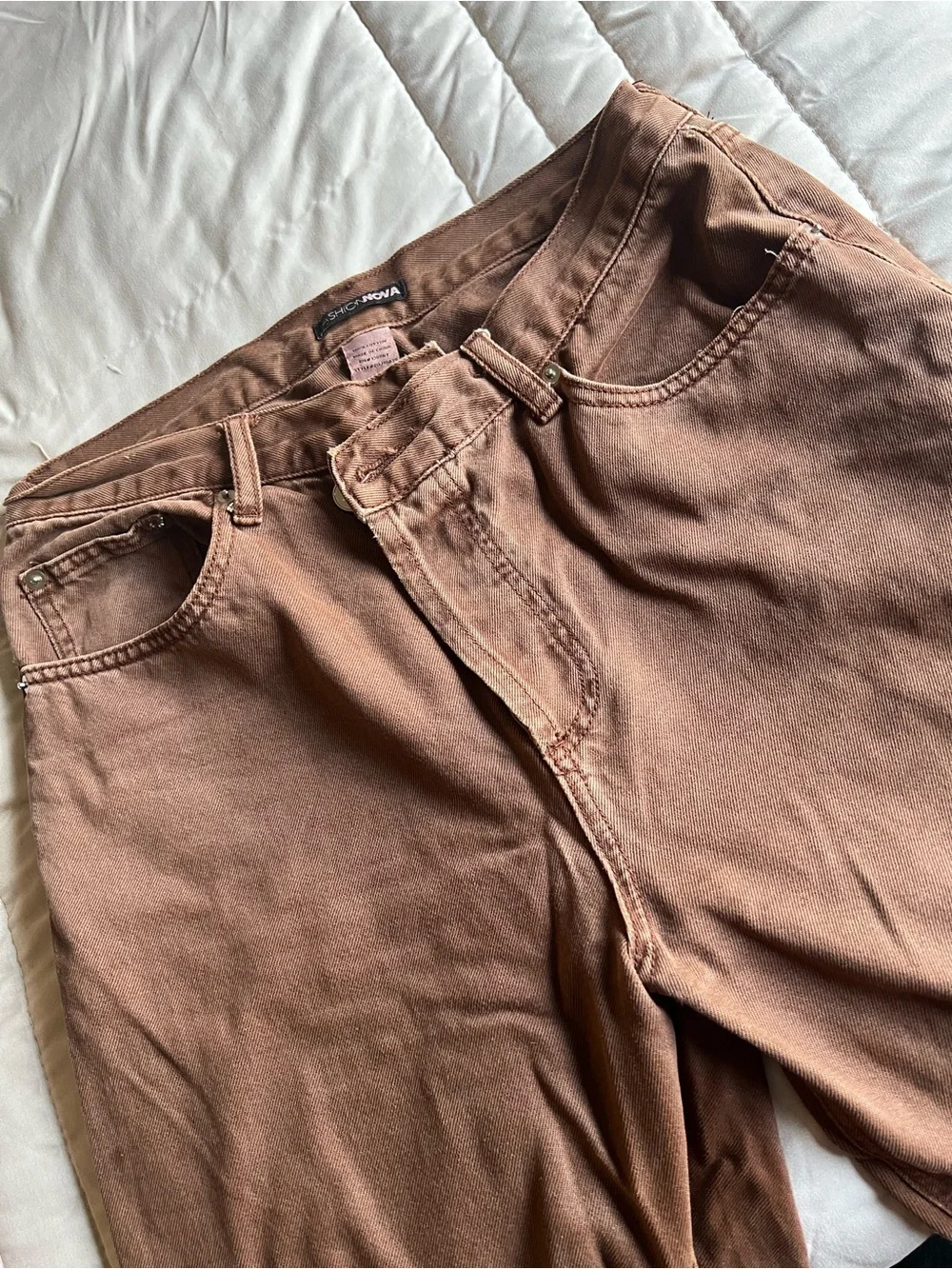 Women’s Brown Casual Pants - Relaxed Fit